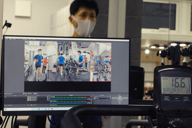 パーソナルトレーニングジム アスリート向け４方向動画解析